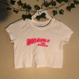 RARE Brandy Melville Bad Girls From Brooklyn Top